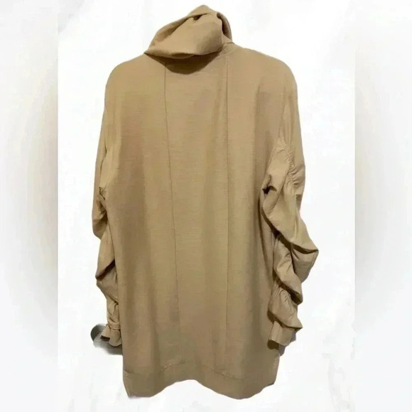 Kollar signature tan long sleeve casual oversized pullover hoodie  XL - Picture 3 of 6